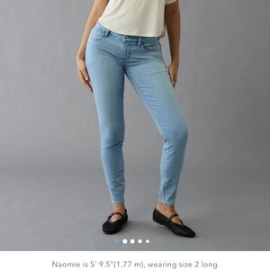 American Eagle Outfitters Women's Sky Blue Jeggings